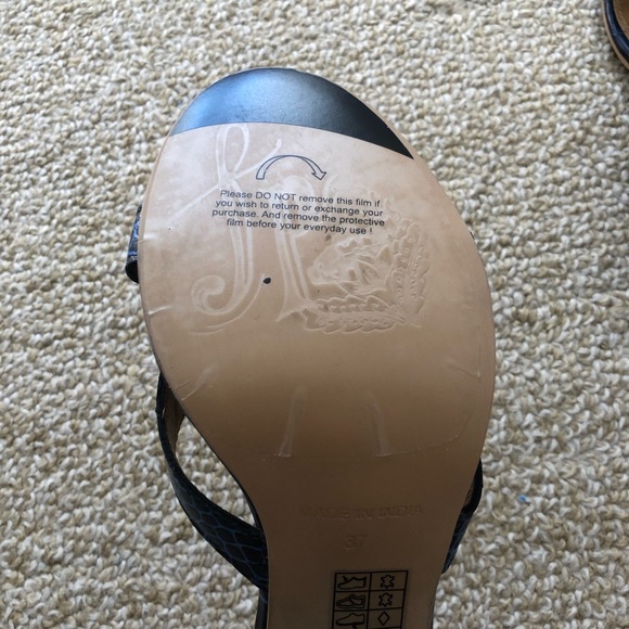 Free People Charlie Croc Block Heel - Picture 11 of 12